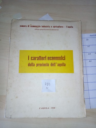 733n caratteri economici - 733n, i