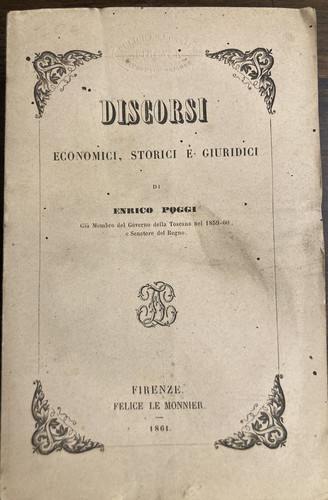 Poggi discorsi economici - poggi,