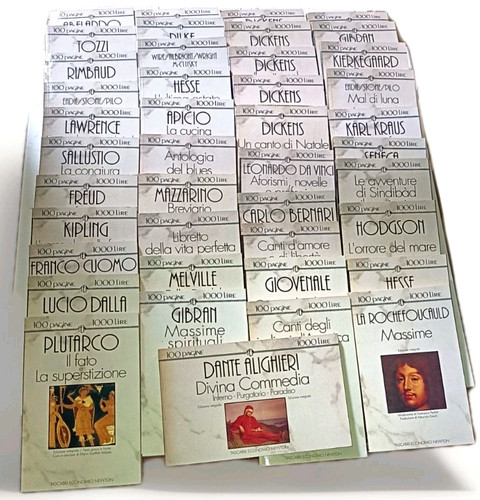Lotto volumi 100 pagine - lotto, 40
